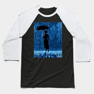 Walking under the rain - Nostalgic and romantic Baseball T-Shirt